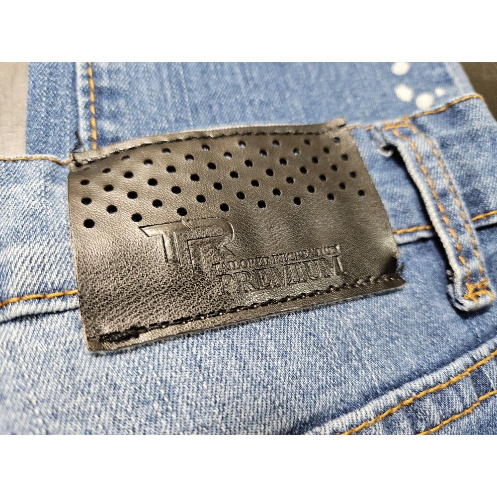 Tailored Recreation TR Premium Y2K Patched Distressed Skinny‎ Jeans 34X32 *EUC - Picture 9 of 16